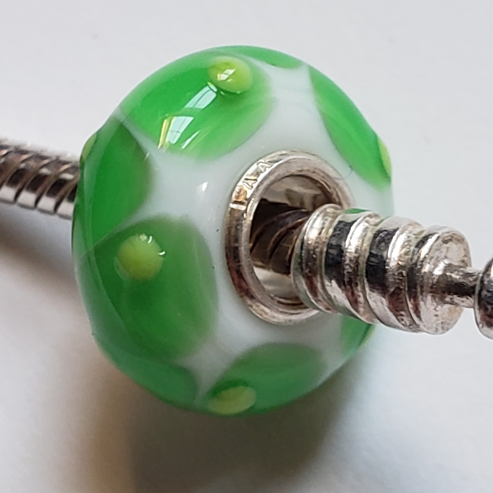 Trollbeads universal unique silver glass beads